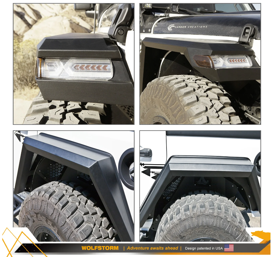 fender flares closeup grid fender flares closeup grid