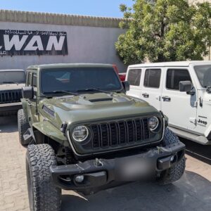 sale jeep front plate blurred