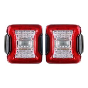 jk to jl conversion tail lights red 07 18 jeep wrangler jk jku taillights american modified 2 1000x1000