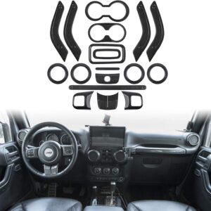 JK 18 Pcs CF Interior Trim